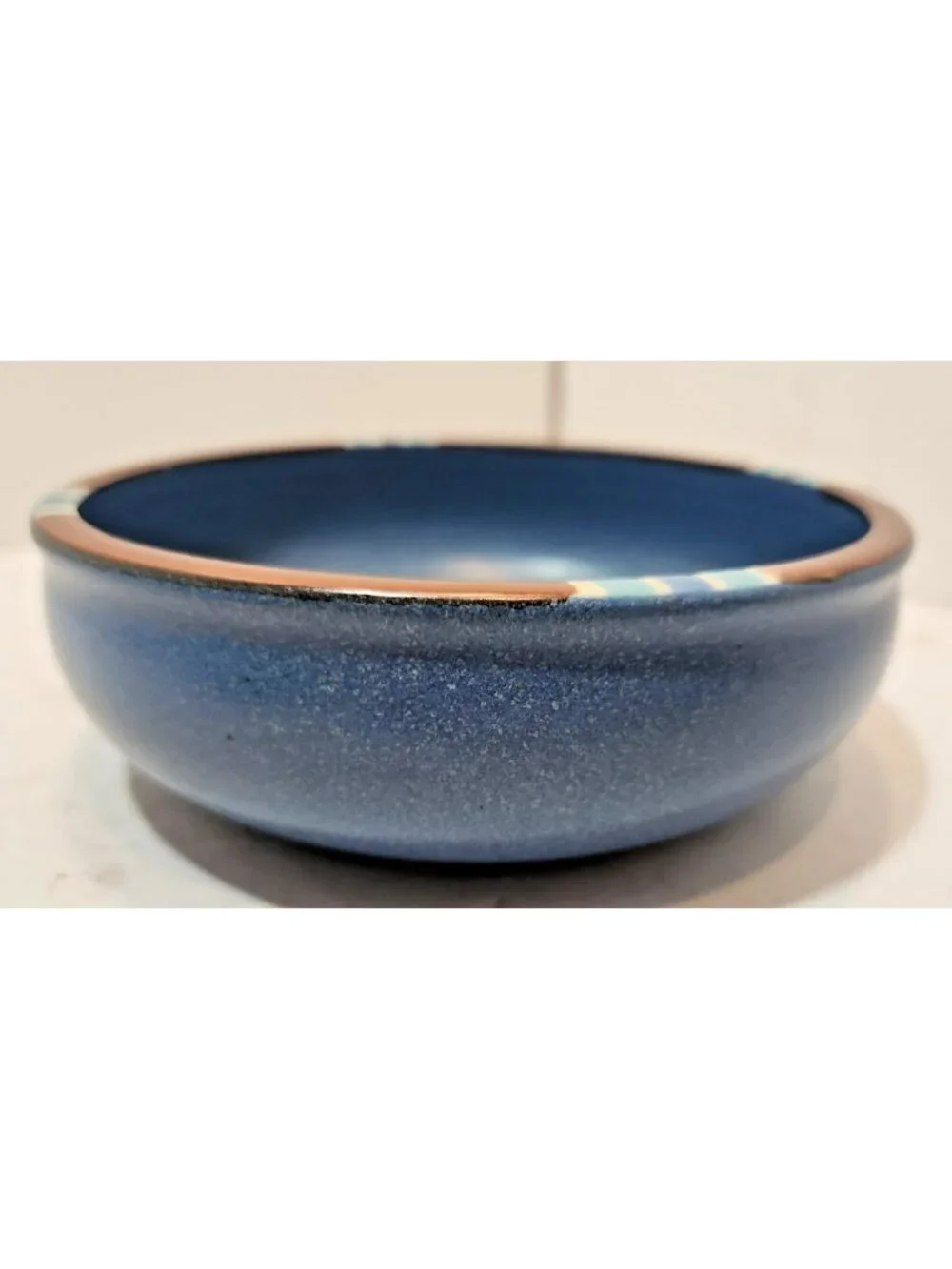 Vtg Dansk Mesa Sky Blue Stoneware Set of 4 Soup Cereal Bowls 5 3/4